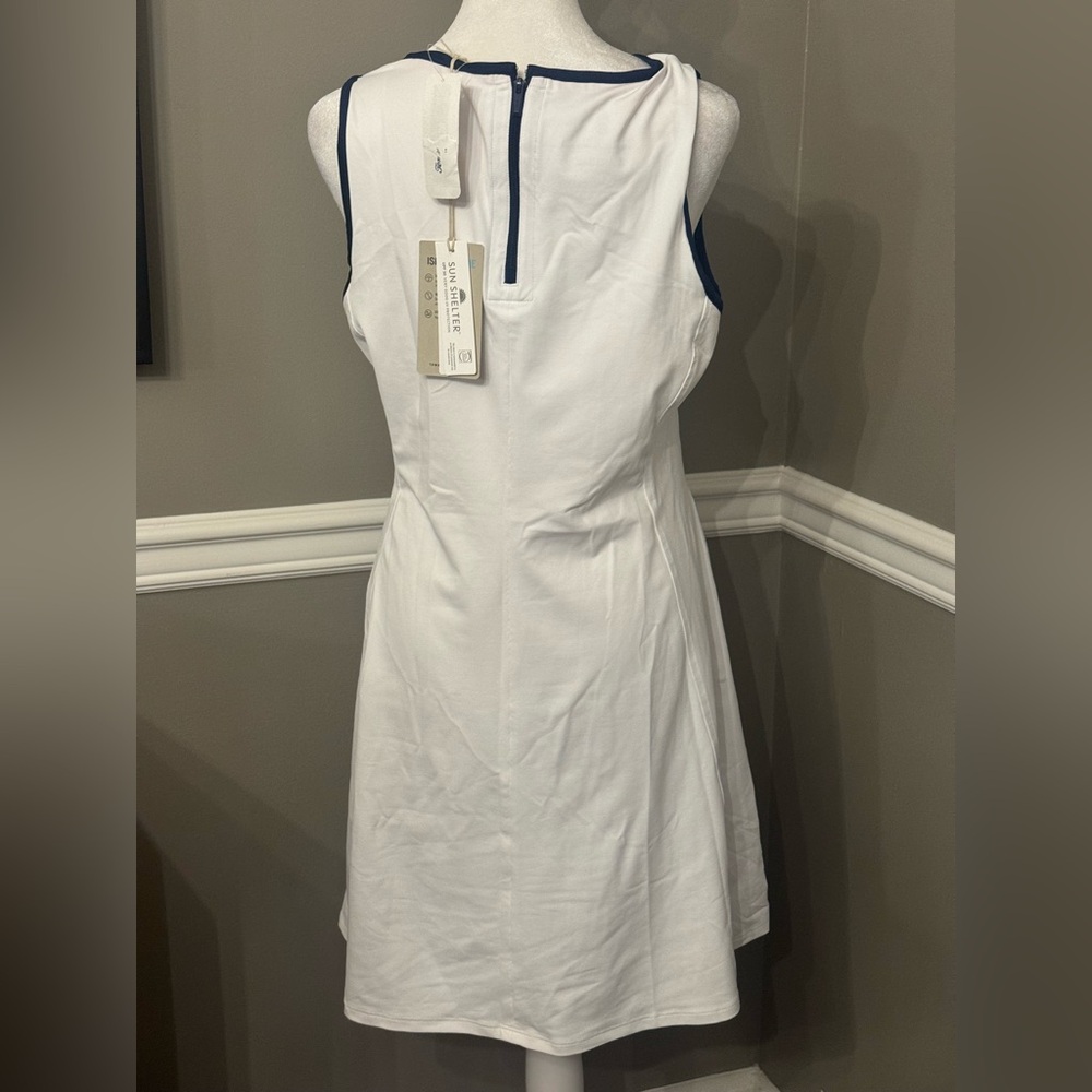 NWT Tommy Bahama Aubrey Fit and Flare IslandZone® Dress White Small - Picture 5 of 8